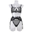 Elegant Mesh Garter Belt Set for Women