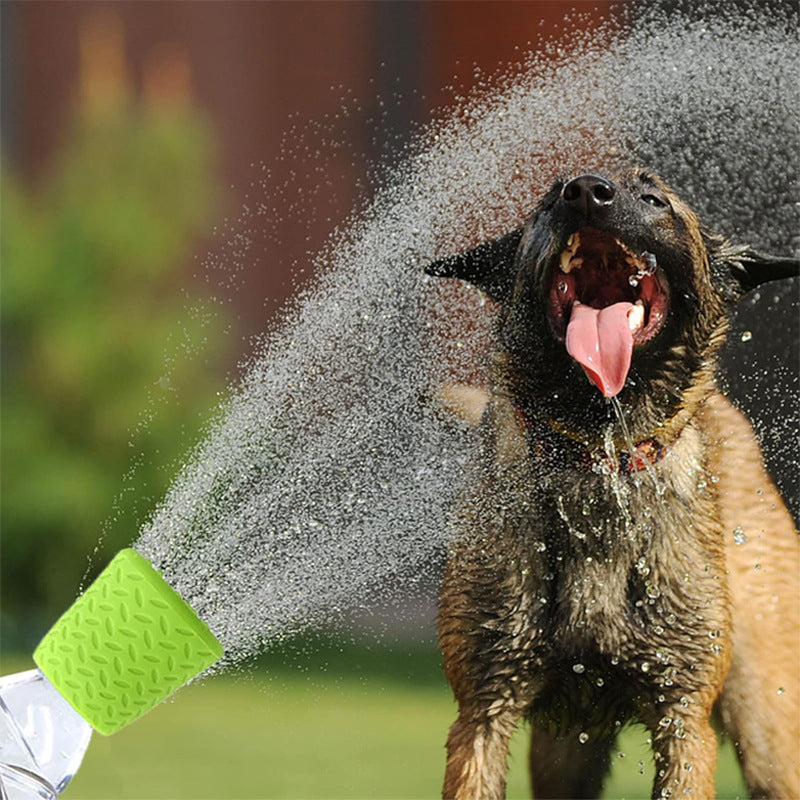 Tête de douche en silicone pour animaux de compagnie pour un toilettage facile