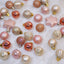 Light Gold Christmas Ball Ornaments - 3cm Set of 33