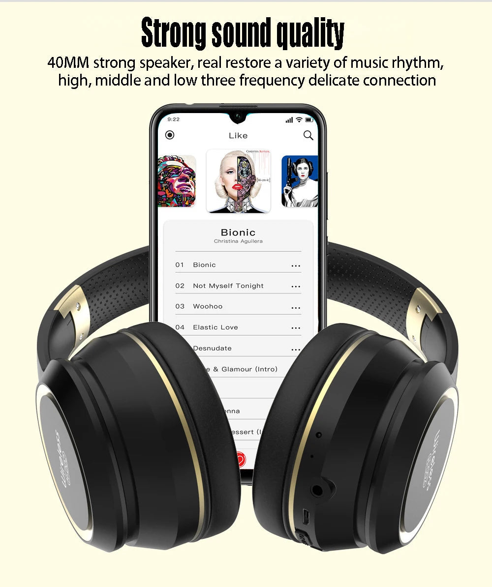 KH20 Bluetooth Business Headset for Gaming and Calls