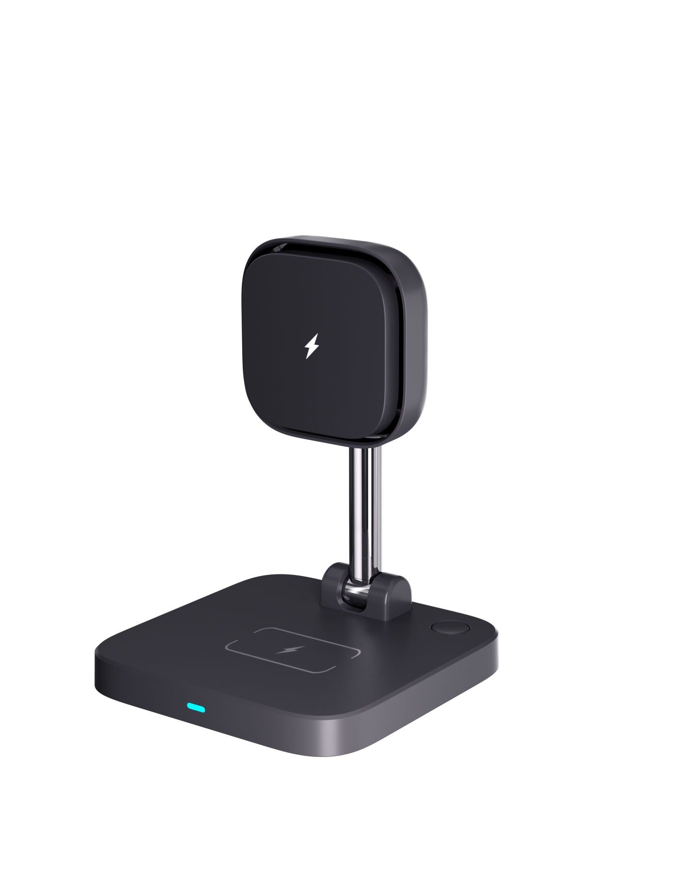 3-in-1 magnetic wireless charger holder with cooling fan suitable for wireless charging of iPhone earphones and watches - Korvel