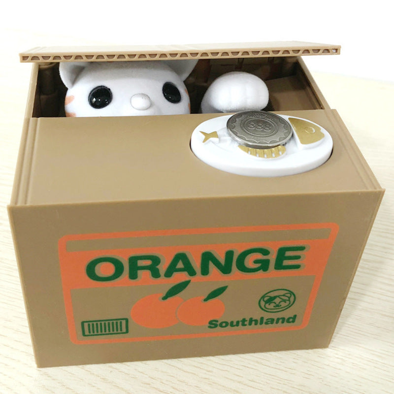 Tirelire Automatisée Panda/Chat - Économies Électroniques pour Enfants
