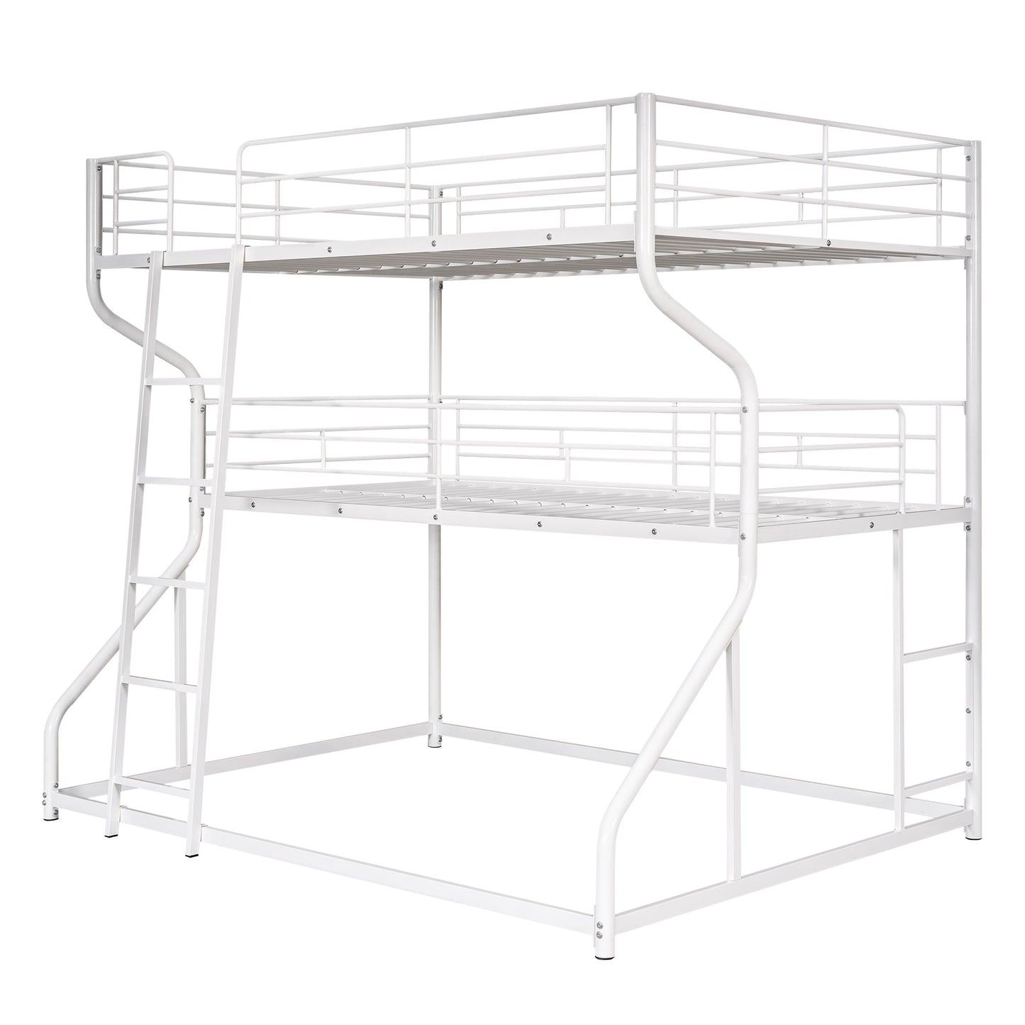 Lit superposé triple : Full XL, Twin XL et Queen Size - Blanc