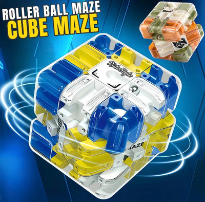 Cube Labyrinthe BrainOrbit - Puzzle 3D captivant pour tous les âges