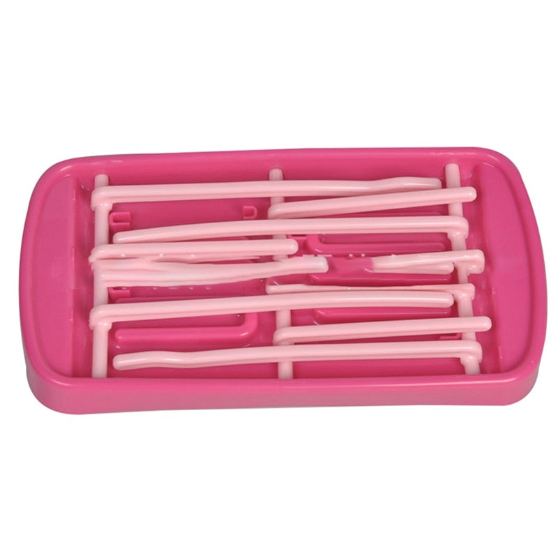 Premium Baby Bottle Drying Rack in Blue & Pink