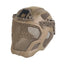 Lightweight EVA tactical helmet for hunting, airsoft, etc. Steel mesh mask included, good for cosplay. - Korvel
