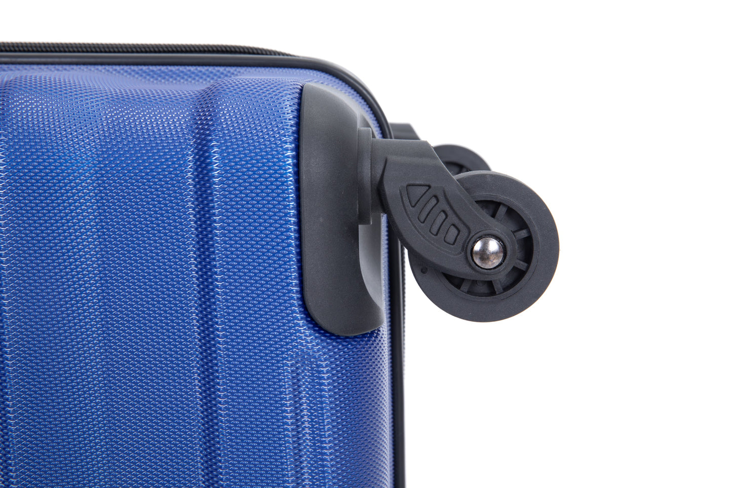 3 Piece Luggage Sets PC Lightweight & Durable Expandable Suitcase with Two Hooks, Spinner Wheels, TSA Lock, (21/25/29) Dark Blue - Korvel