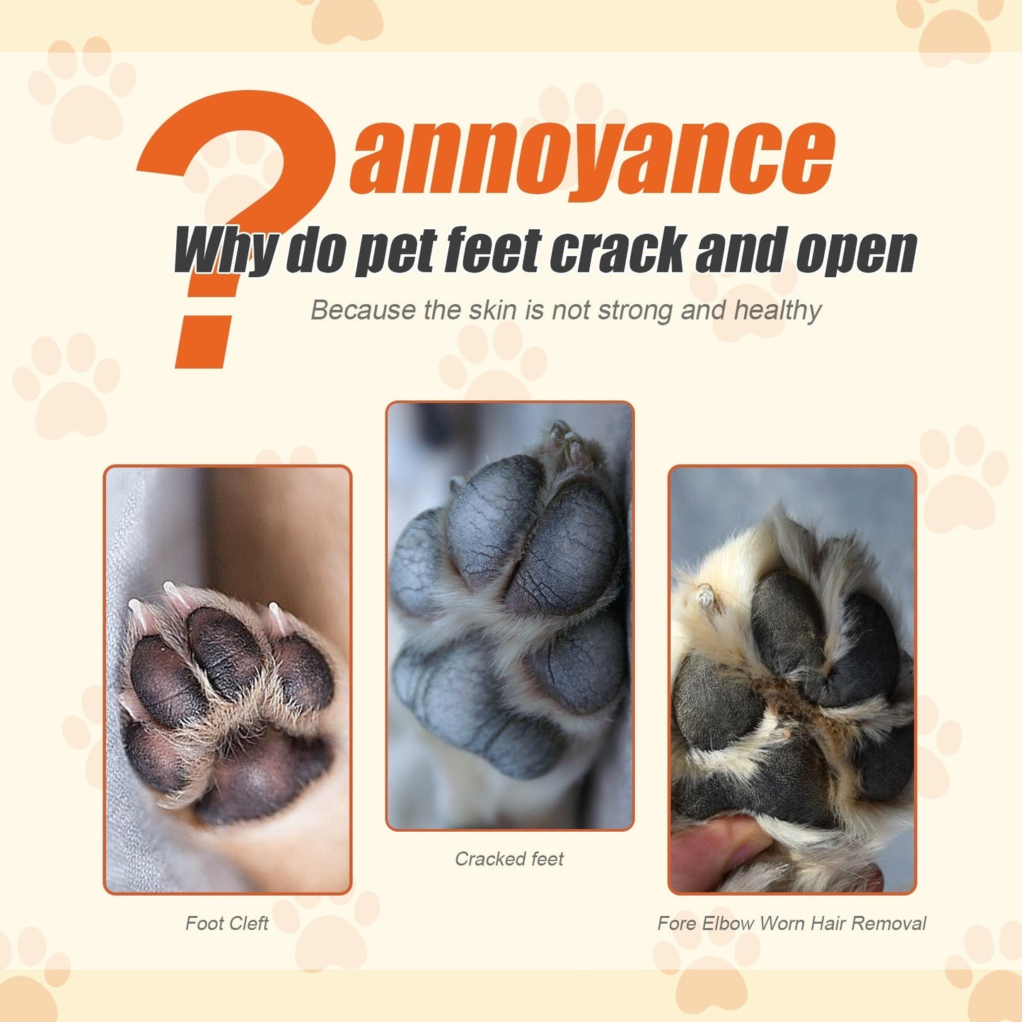 Bálsamo Hidratante Premium para Uñas de Mascotas para Gatos y Perros