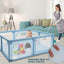 Gbruno Extra Large Baby Playpen - Safe Activity Center in Blue