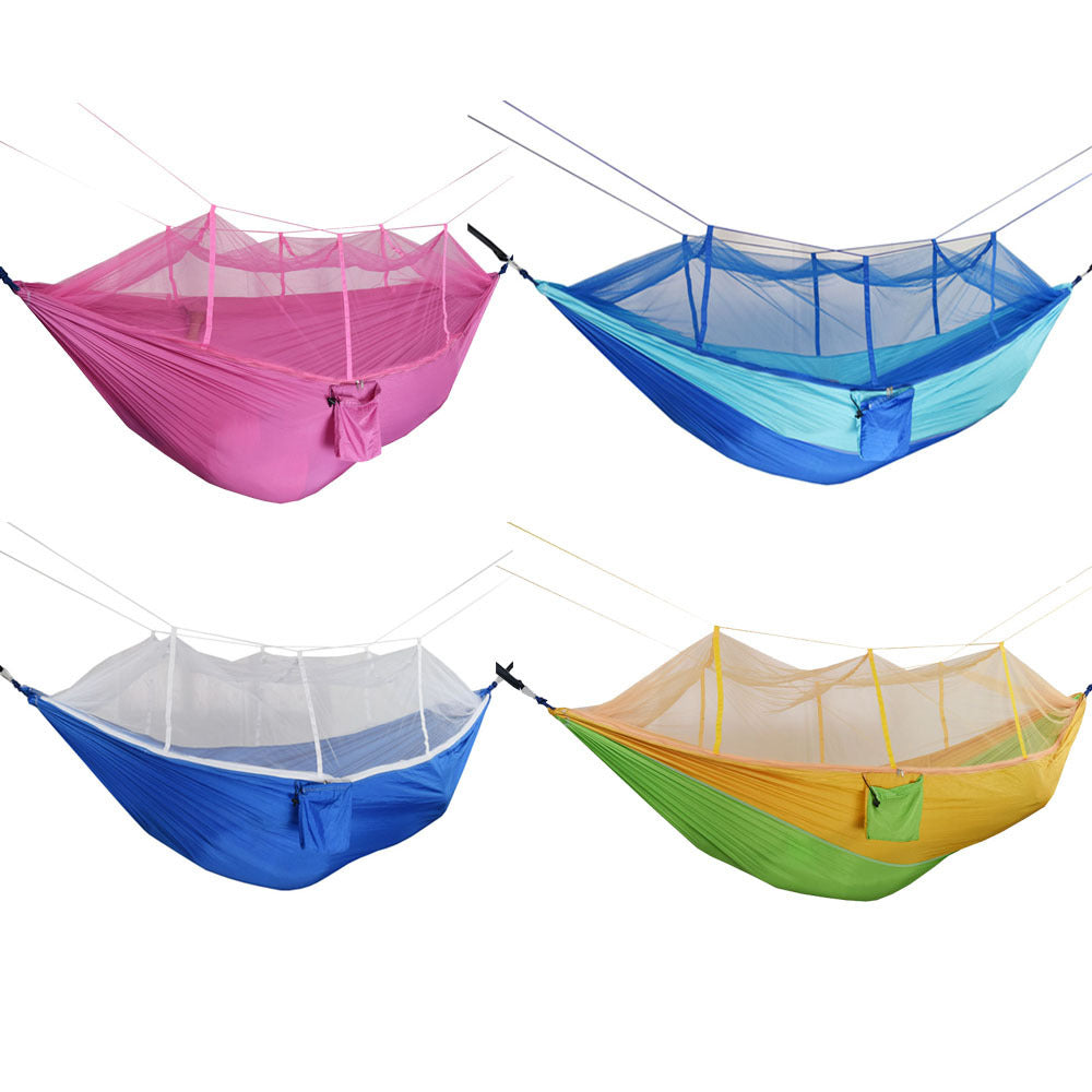 Premium Parachute Cloth Hammock with Mosquito Net
