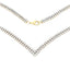 Collier de tennis en diamant véritable de 7,00 ct en or jaune 14 carats
