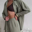 Premium Button Down Shirt and Pants Set