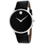 Montre pour homme Movado Museum - Cadran noir élégant