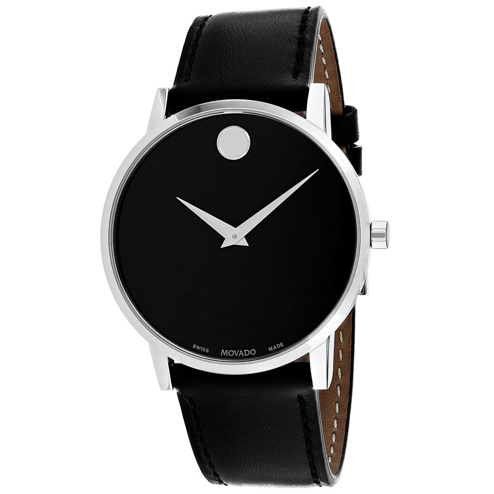 Montre pour homme Movado Museum - Cadran noir élégant