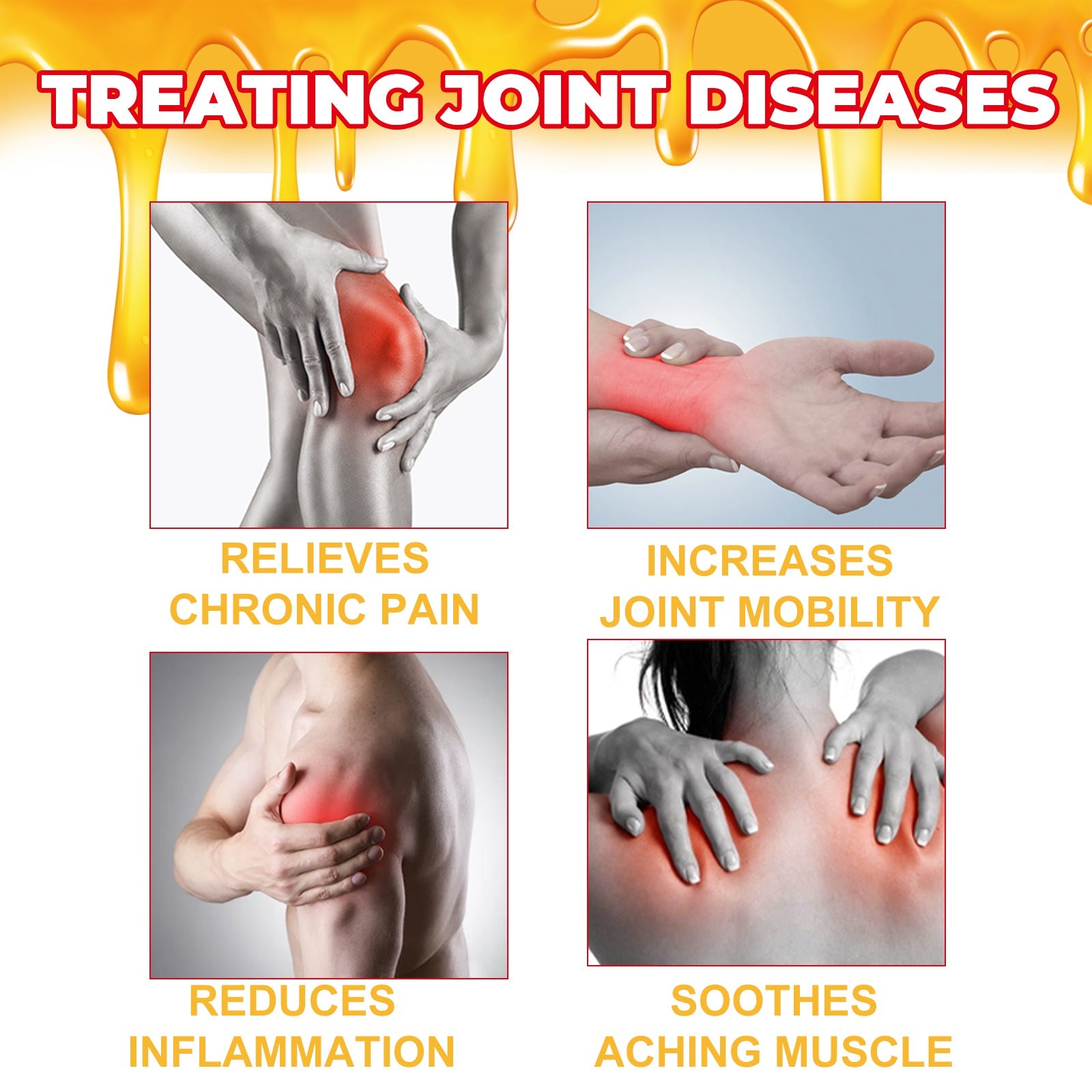 Bee Venom Joint Care Cream Relieves Knee Joint Pain And Discomfort By Massaging Body Joint Care Cream - Korvel
