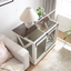 Farm kennel Flat noodles furniture with sliding barn door, farm wooden kennel end table, dog house with removable partition - Korvel