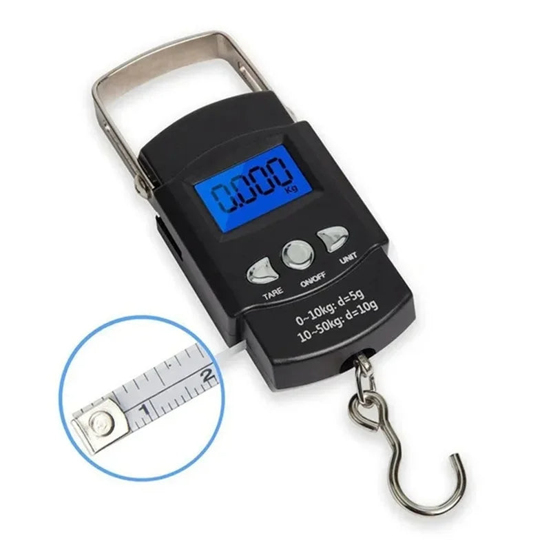 Oauee Balanza Digital Mini de 50kg para Viajes y Pesca