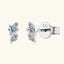 925 Sterling Silver Moissanite Stud Earrings - Korvel