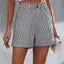 Premium High Waist Striped Shorts