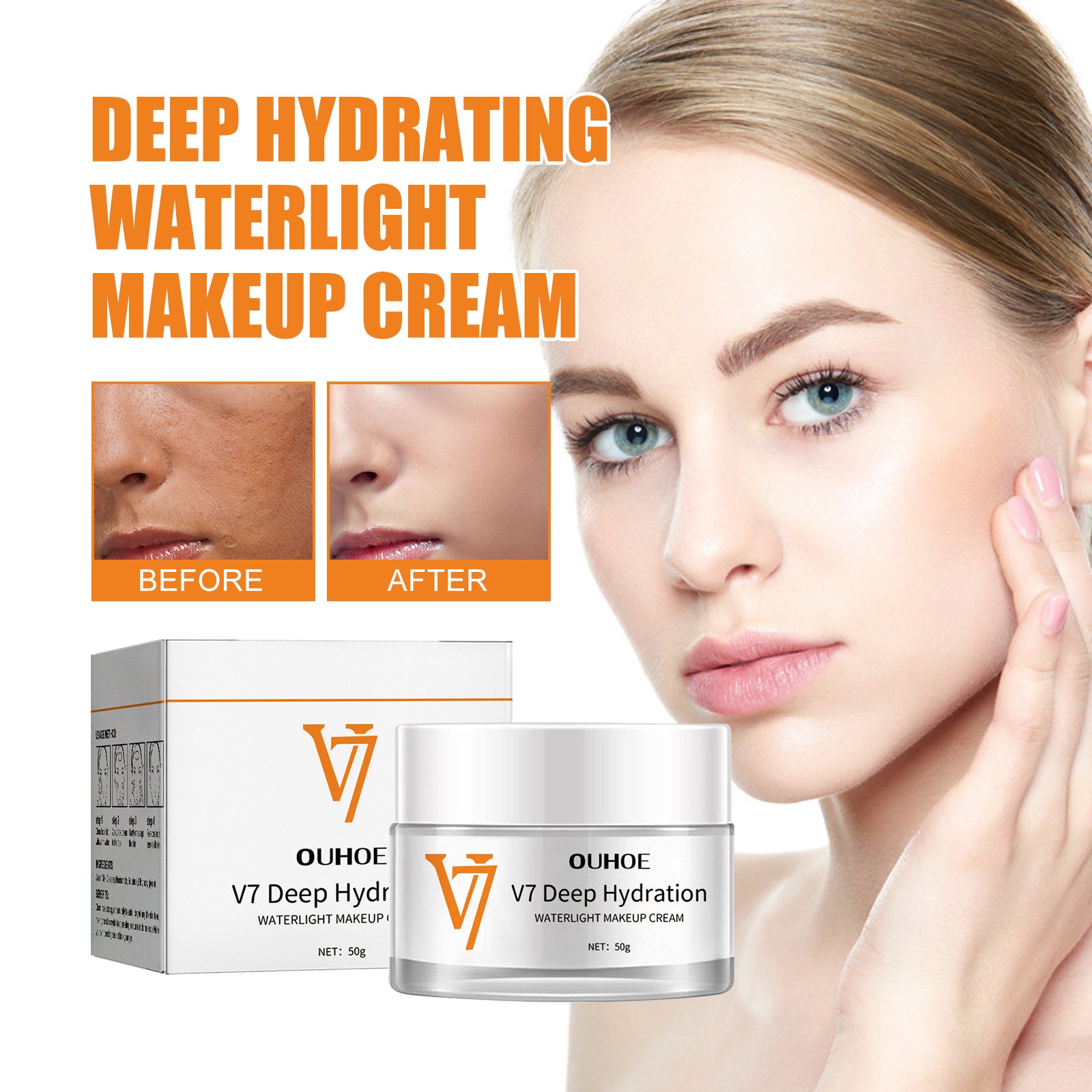 Moisturizing And Brightening Toning Cream, Moisturizing Face, Beauty, Rejuvenation, Moisturizing Cream, Brightening, Firming And Smoothing Cream - Korvel