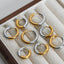 18K Gold-Plated Huggie Earrings - Korvel