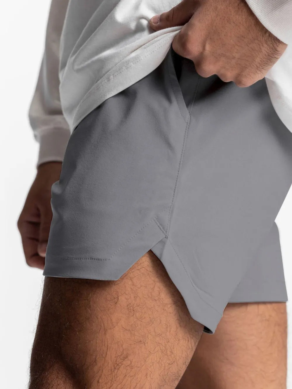 Shorts actifs pour hommes à taille élastique