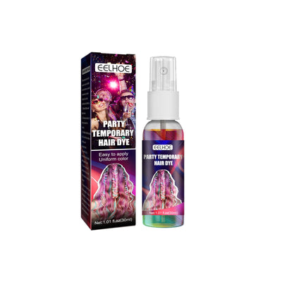 Party Temporary Hair Dye, Disposable Party Glitter Hair Color Fast And Easy Color Without Damaging Hair - Korvel