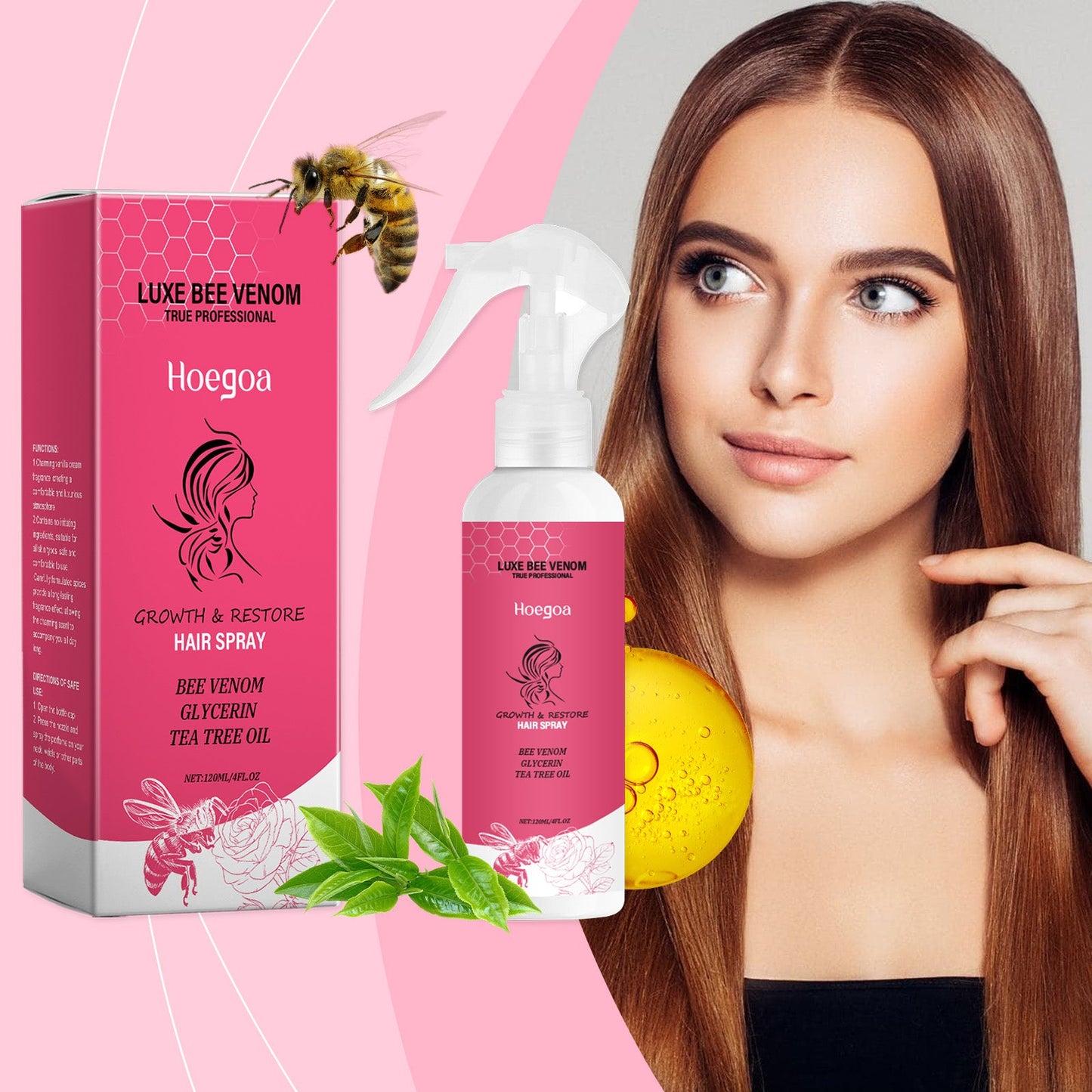Nourishing Hair Care Spray for Smooth and Hydrated Hair