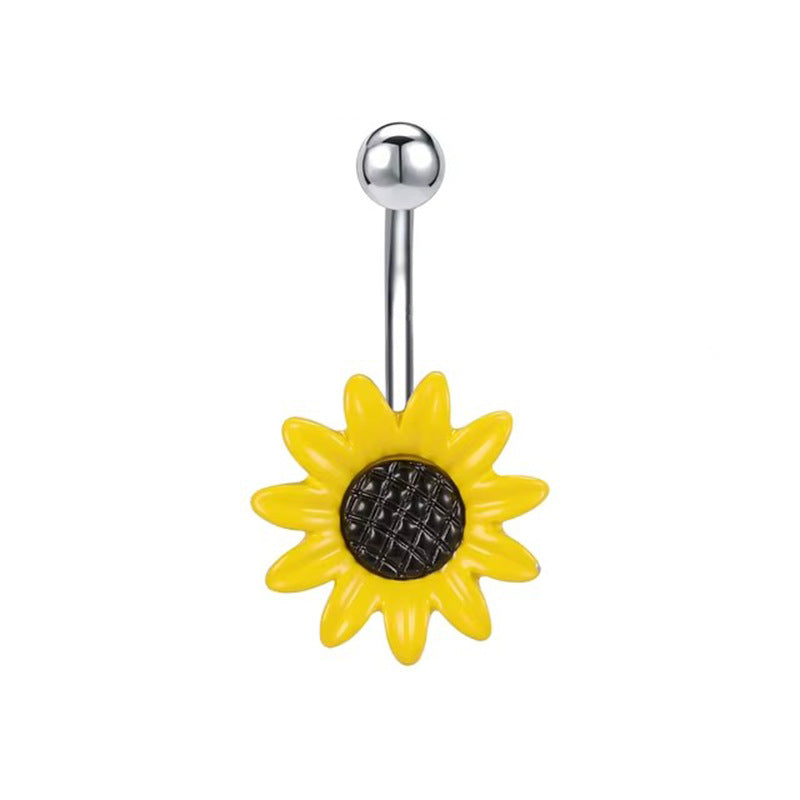 Navel Ring Creative Bat Bee Navel Buckle Navel Ring Body Piercing Jewelry - Korvel