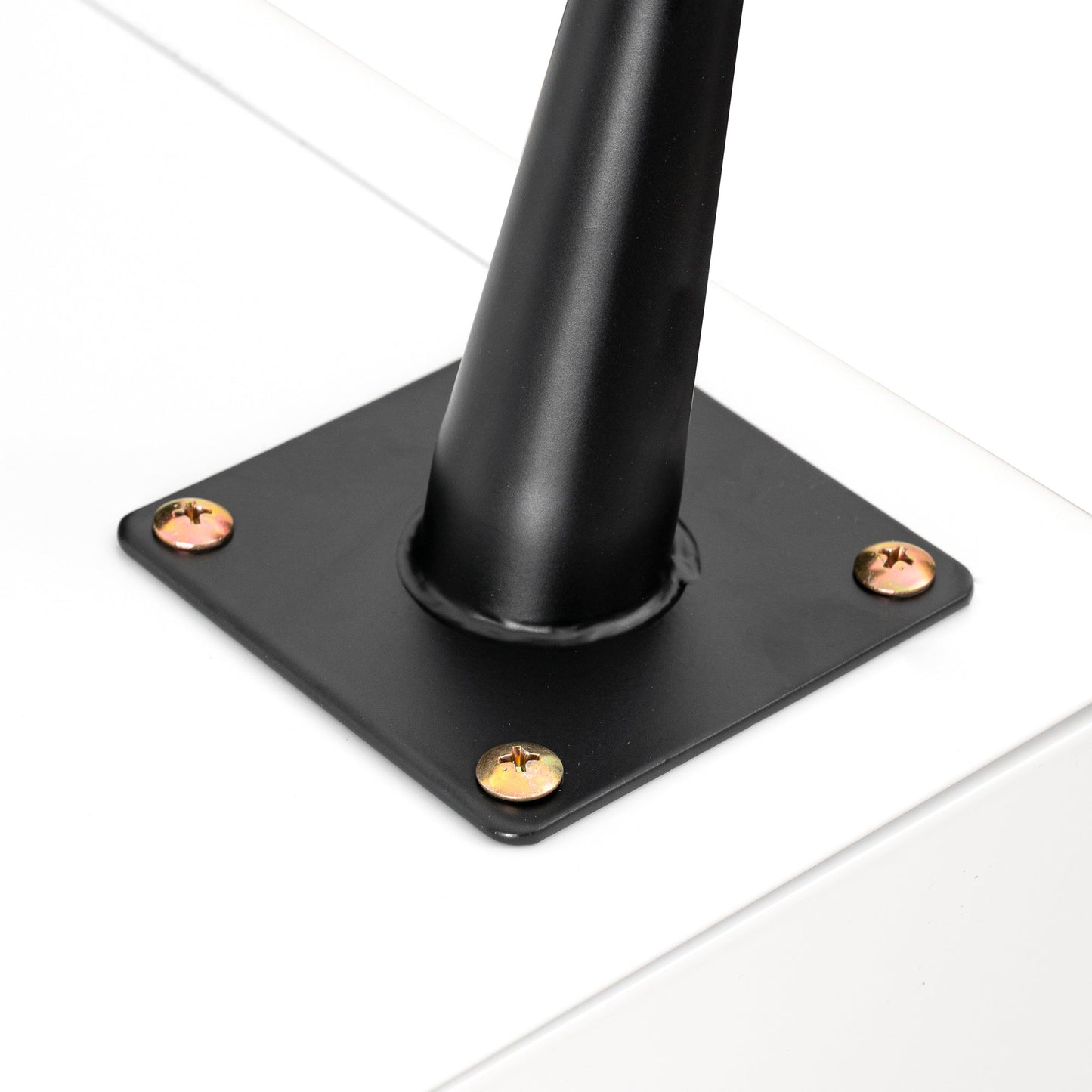 Table de nuit en acier moderne avec rangement pour chambre
