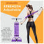 Multifunction Fitness Pedal Exerciser Sit-up Exercise Band Elastic Pull Rope Equipment Tummy Bodybuilding Tension Rope Antibreak - Korvel