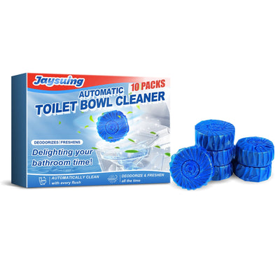 Automatic Toilet Bowl Cleaner, Household Descaling Deodorizing Deodorizing Odors Fresh Toilet Cleaning Block - Korvel