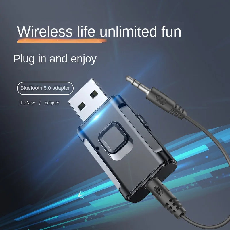 Car mounted Bluetooth receiver, audio dedicated wireless TV amplifier, Bluetooth transmitter, audio computer 2-in-1 - Korvel
