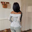 Slim Fit Spicy Girl One-Shoulder Top for Women - Korvel