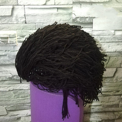 Ski Helmet Cover with Jamaican Reggae Dreadlocks