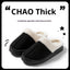 Women's Non-slip Platform Plush Cotton Slippers