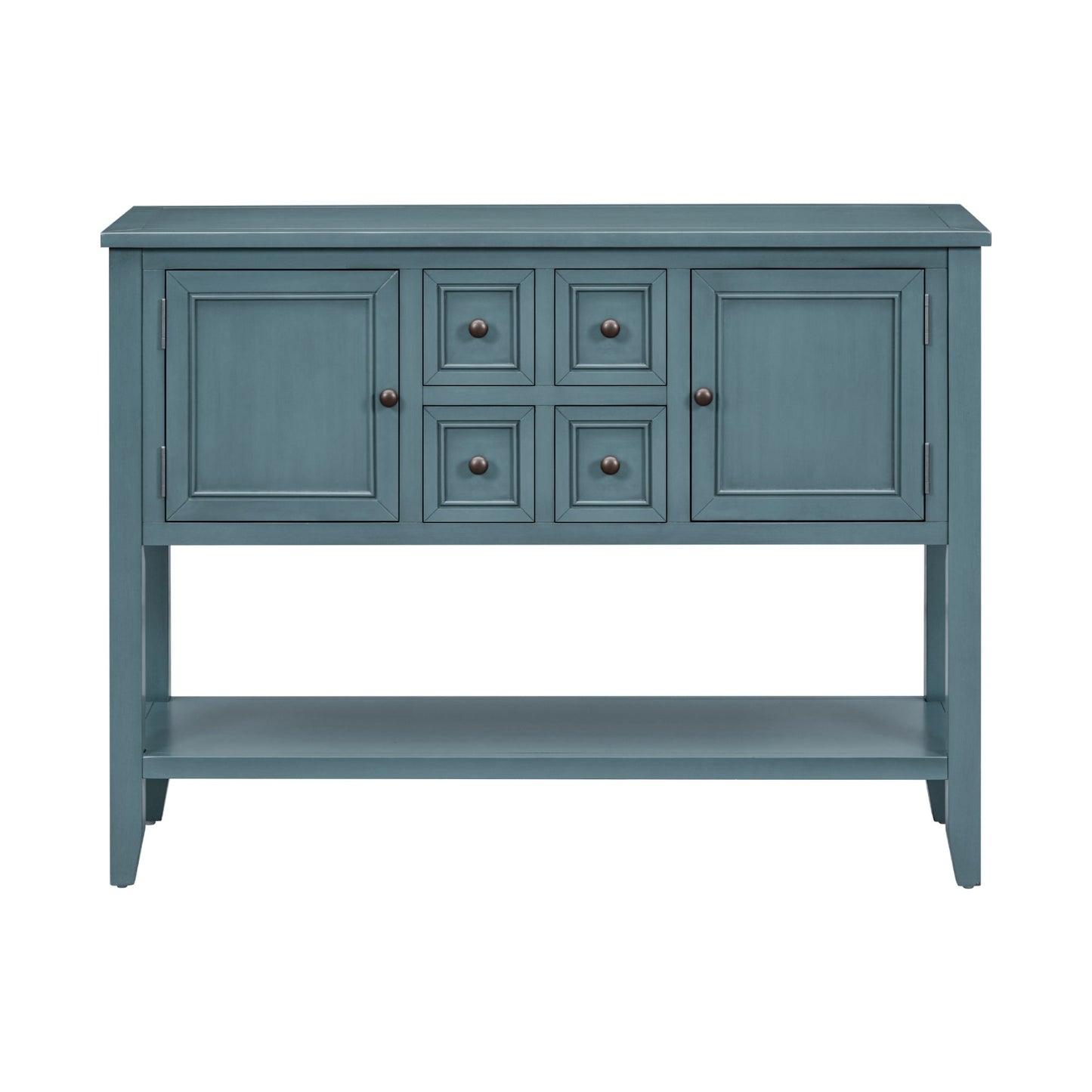 REXM Cambridge Series Retro Console Desk with Storage
