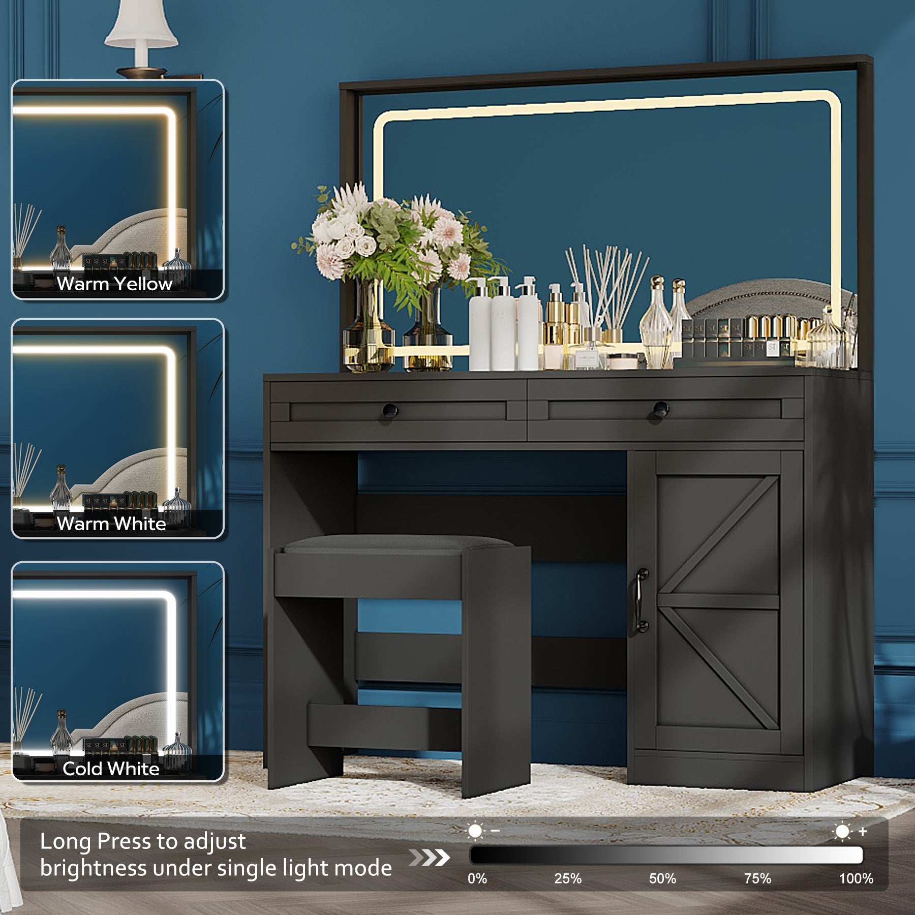 Makeup Vanity Desk - Korvel