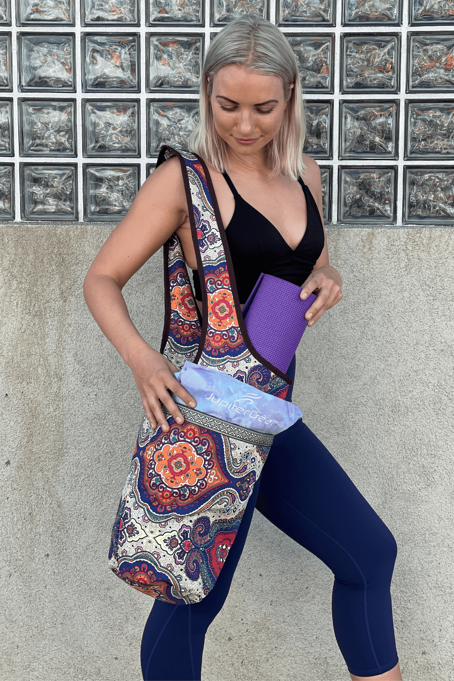 Sac de transport pour tapis de yoga JupiterGear avec grandes poches