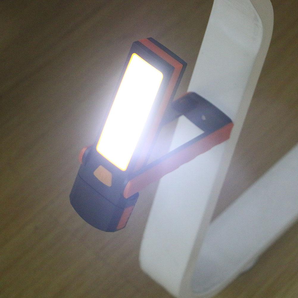 Luz de trabajo LED COB con gancho magnético - Linterna portátil versátil
