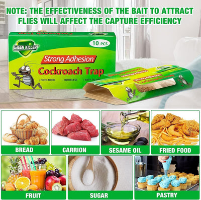 Roach Flea Trap Sticky Killer Flea Catcher Sticky Trap - Korvel