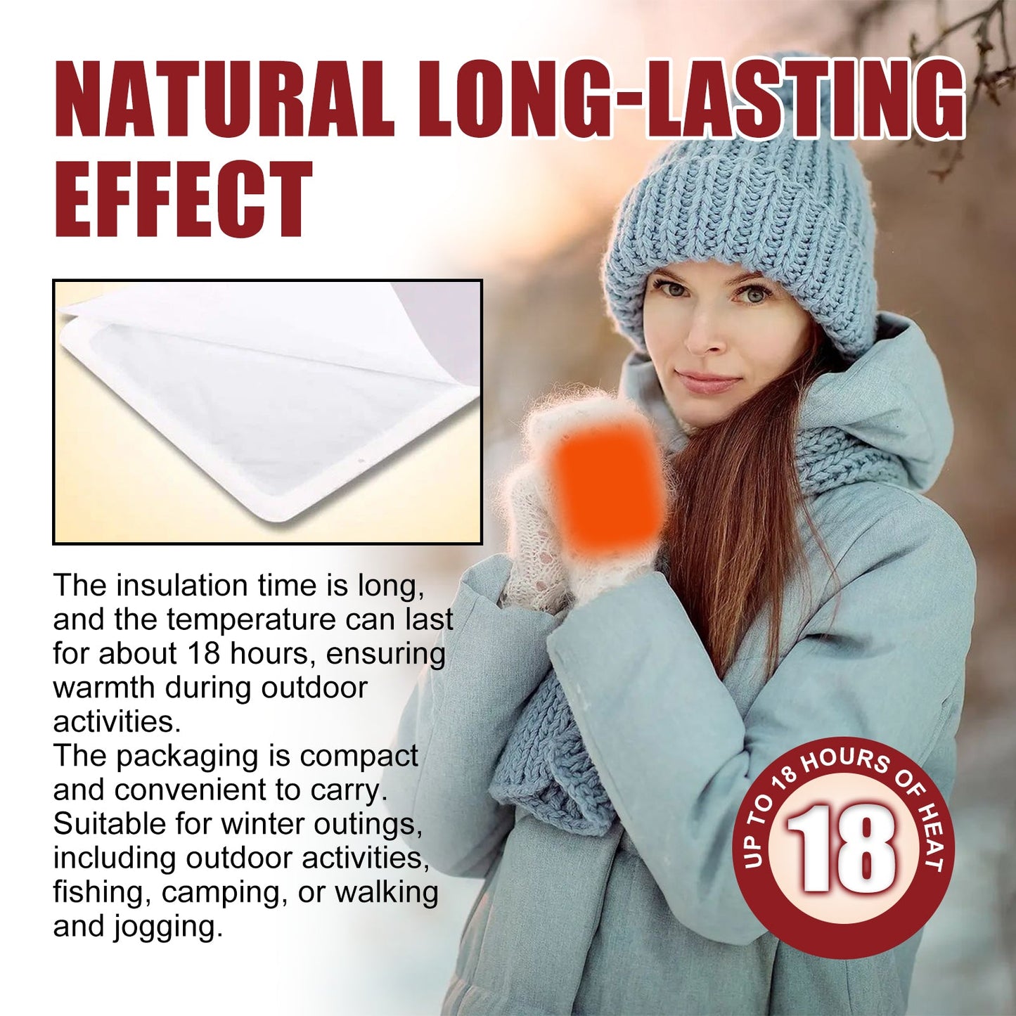 Body Warm Hand Treasure, Winter Home And Outdoor Disposable Heat And Cold Warm Body Warm Baby Patch - Korvel