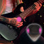 Guitar Touch Luminous Pick with High-Sensitivity LED Light Stringed Instrument Plectrum Non-Slip for Bass Electric Guitarists - Korvel