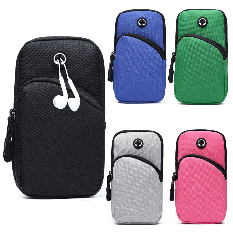 Sports outdoor mobile phone arm bag men's and women's running fitness bag - Korvel