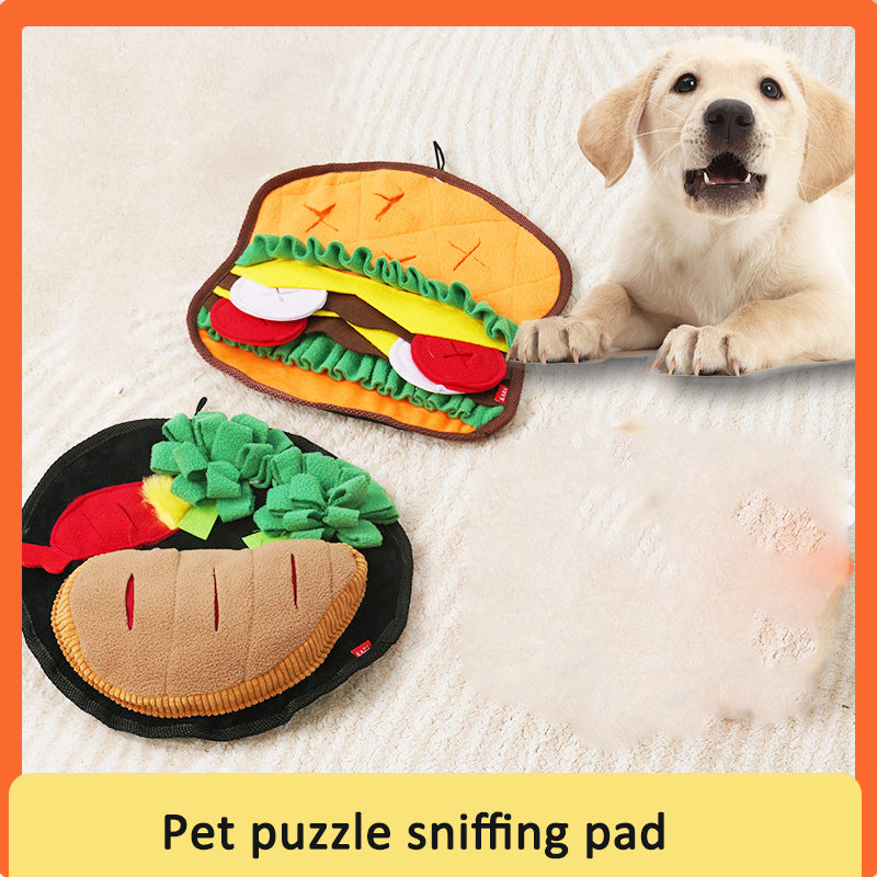 Dog sniffing mat hidden food sniffing blanket pet toy - Korvel