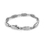 14K White Gold 2.00 Cttw Invisible-Set Princess Diamond Bracelet - 7.25"