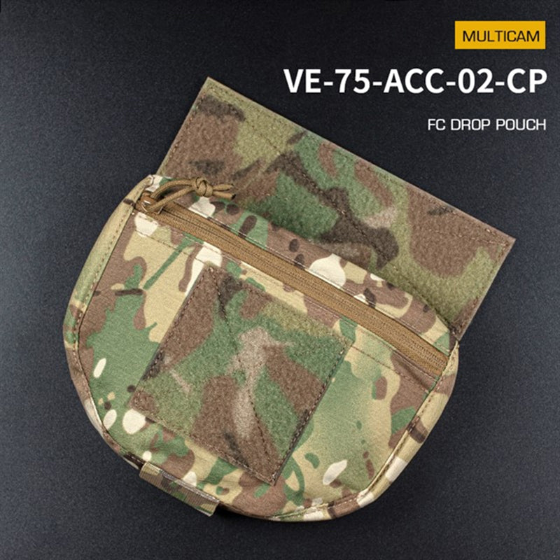 Tactical Hunting Vest with Drop Pouch for Outdoor Sports