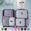 6-Piece Waterproof Travel Storage Bag Set