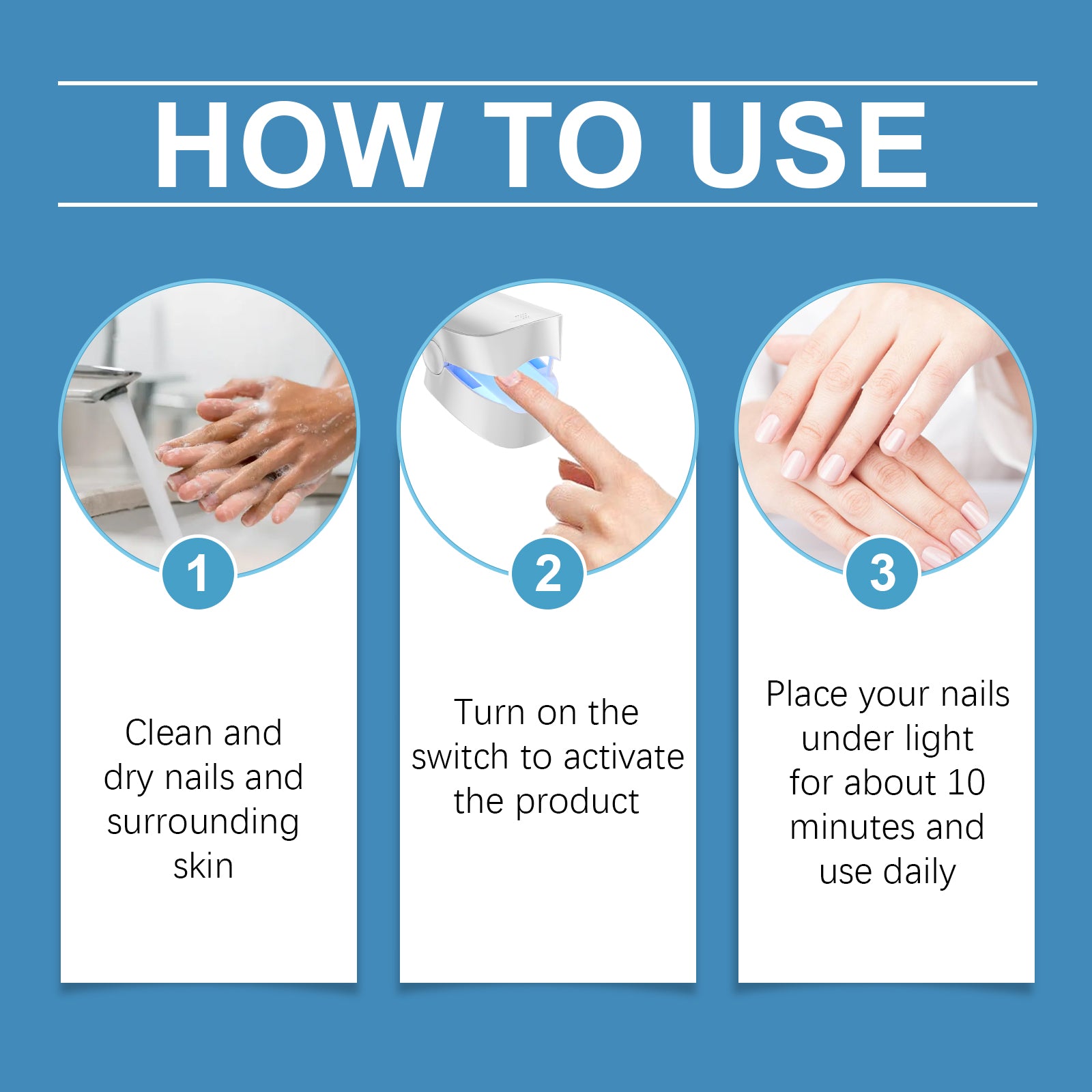 Nail Repair Instrument Gently Repair Damaged Nails On The Edge Of Fingers, Manicure Maintenance, Cleaning And Polishing Nail Surface Care Instrument - Korvel