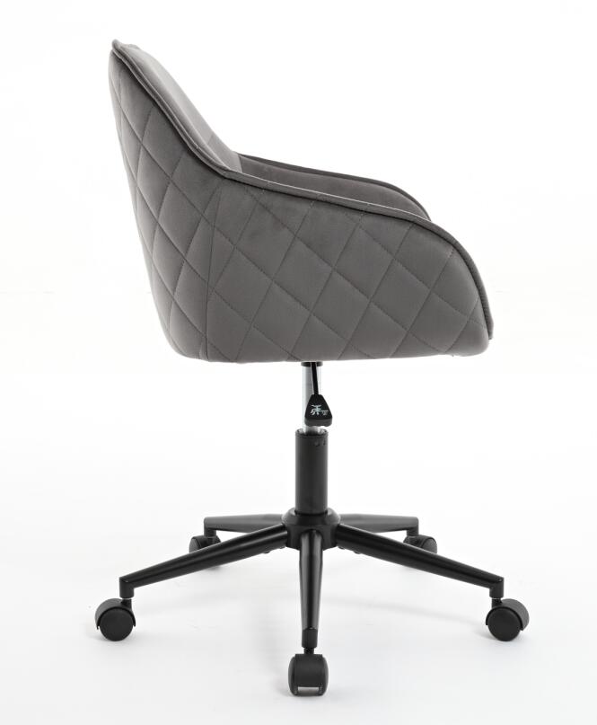 Velvet Office Desk Chair, Modern Home Desk Chair with Wheels , Vanity Chairs for Living Room, Bedroom,Study Room - Korvel